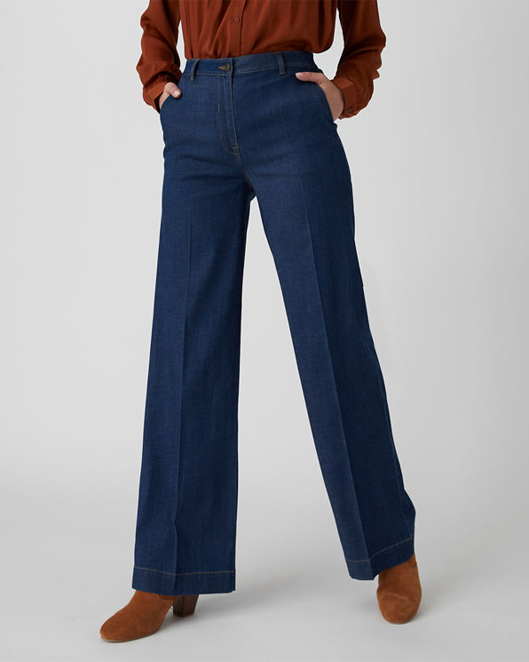 Pantalon mélange fibres Lyocell Tencel™