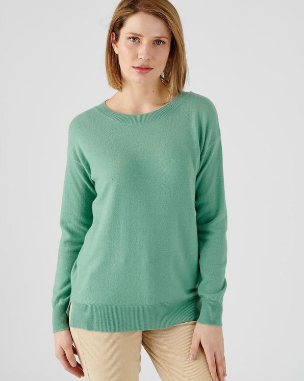 Pull pur cachemire Col rond