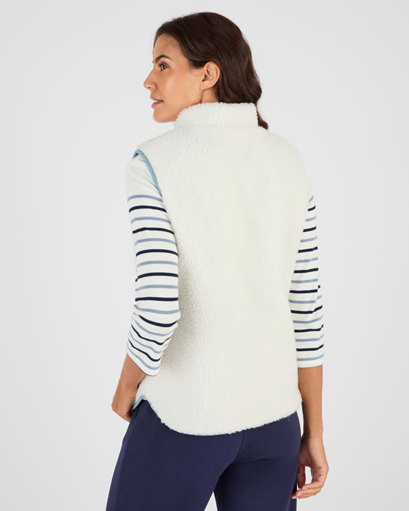 Veste sans manches réversible