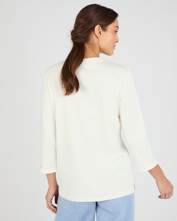 T-shirt uni ou imprimé pur coton