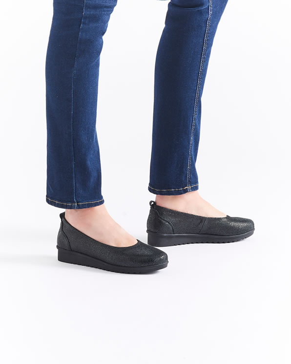 Ballerines compensées