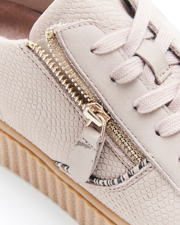 Tennis Amortyl cuir embossé