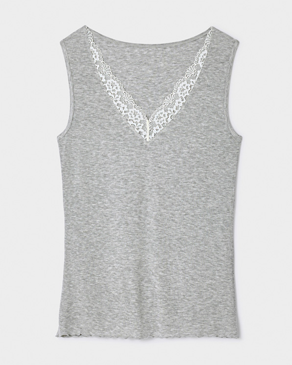 Débardeur Essential en fine côte