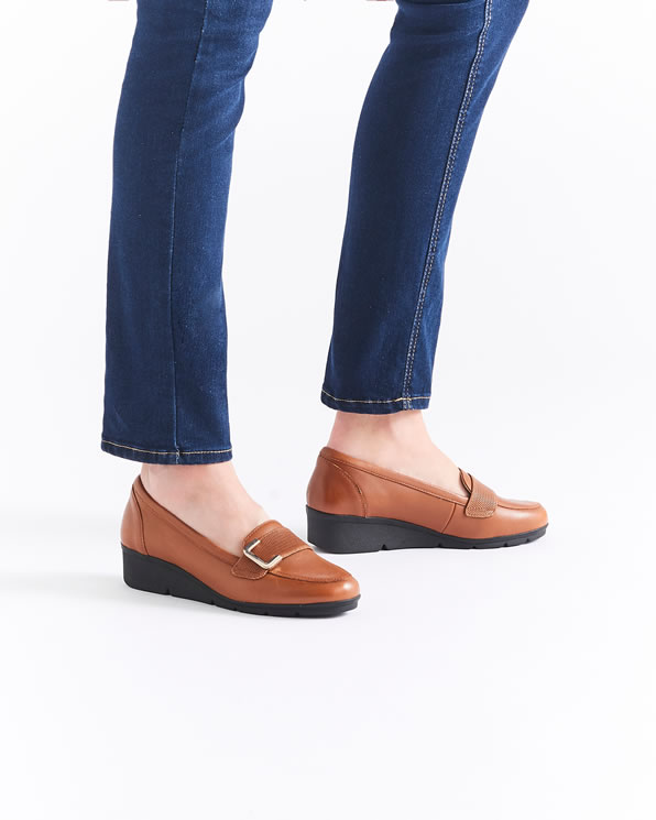 Mocassins compensés Amortyl