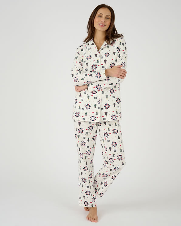 Pyjama flanelle coton imprimé