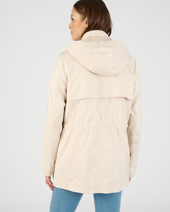 Parka légère et souple effet satiné