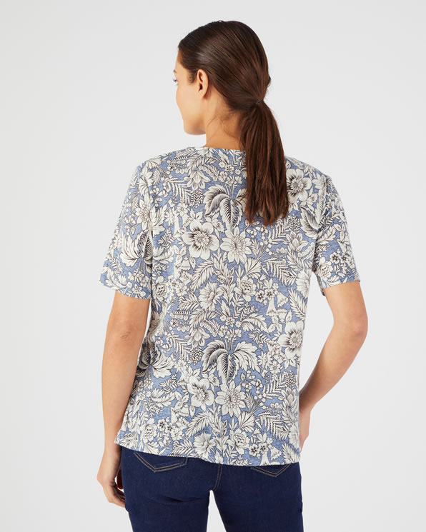 T-shirt mélange lin