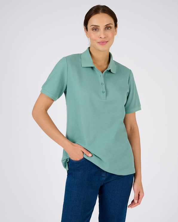 Polo maille piquée