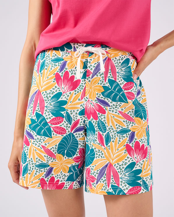 Short de pyjama pur coton peigné