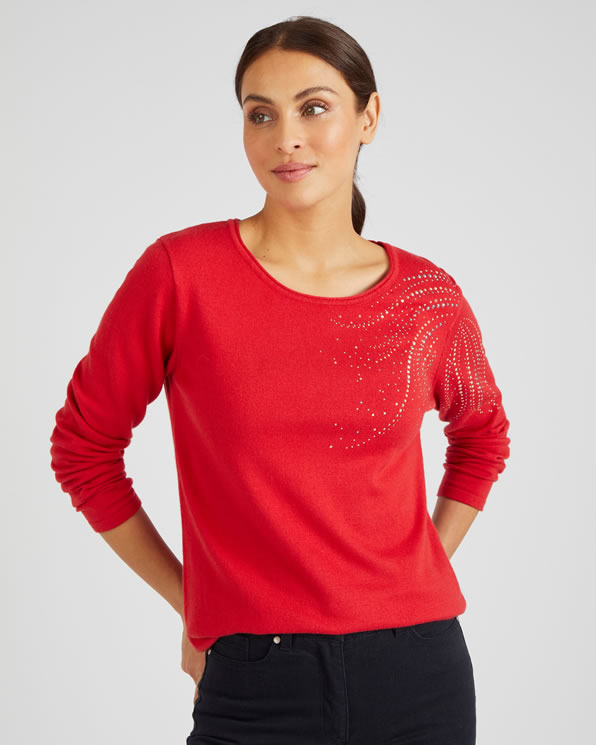 Pull à rivets fantaisie