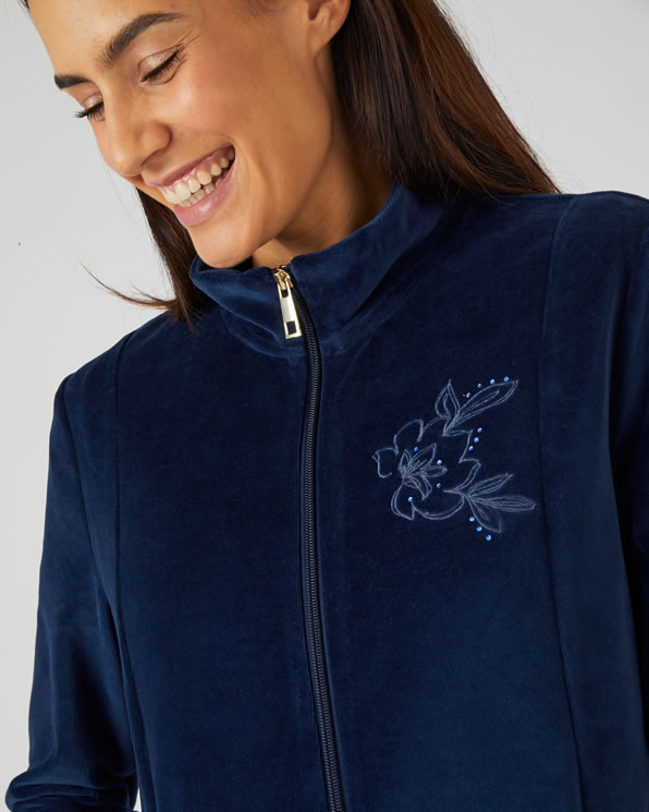 Ensemble de détente en maille velours