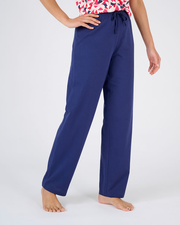 Pantalon de pyjama pur coton peigné