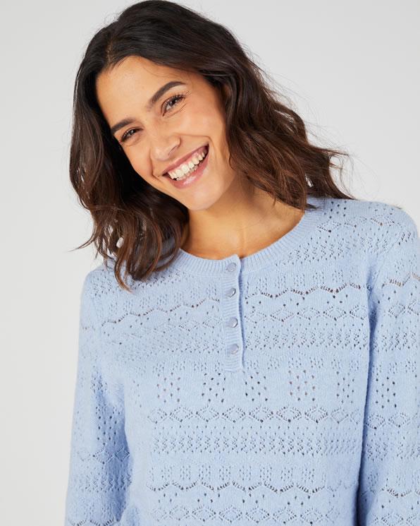 Pull maille ajourée Thermolactyl