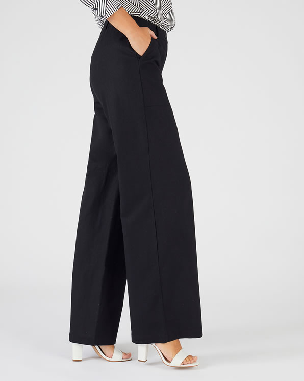 Pantalon mélange lin et coton