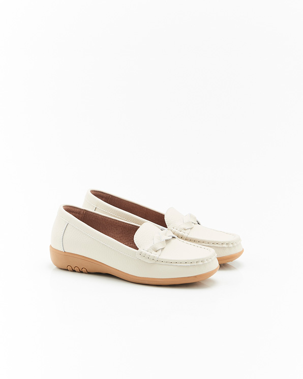 Mocassins Amortyl dessus cuir grainé