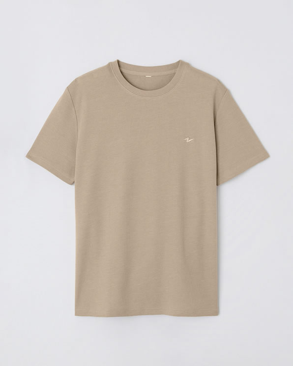 T-shirt maille gaufrée