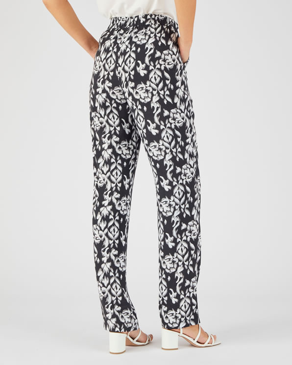 Pantalon imprimé ethnique pure viscose