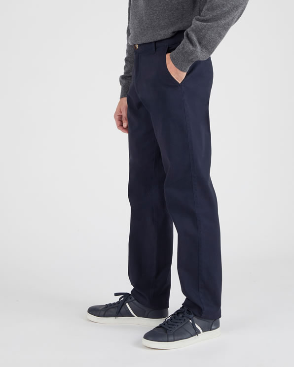 Pantalon chino coton stretch
