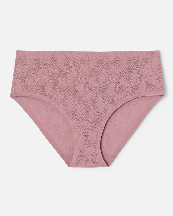 Culotte midi effet dentelle