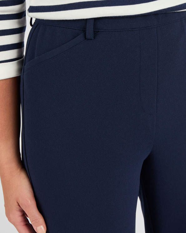 Pantalon 7/8ème maille crêpe