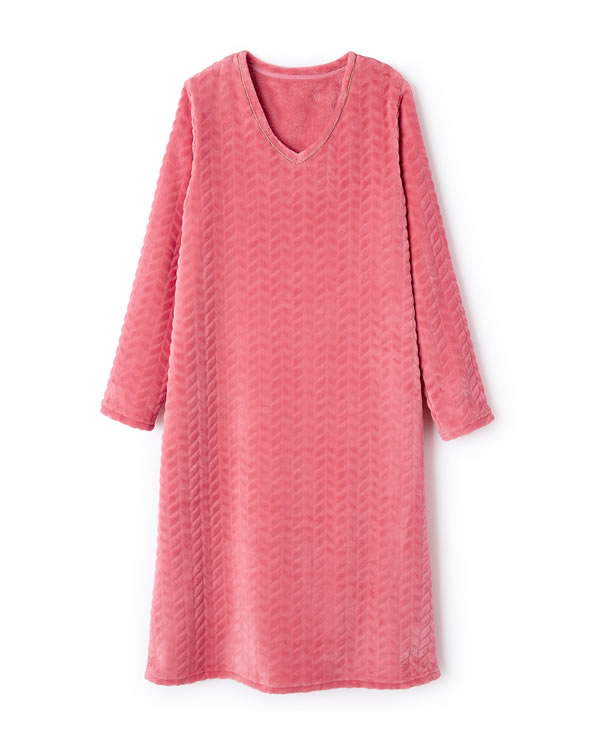 Chemise de nuit Thermolactyl maille reliéfée
