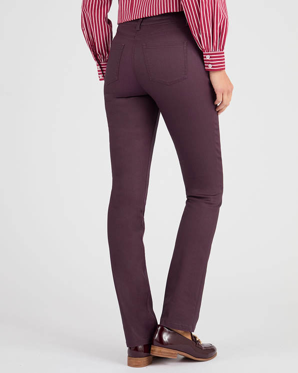 Pantalon 5 poches enduit