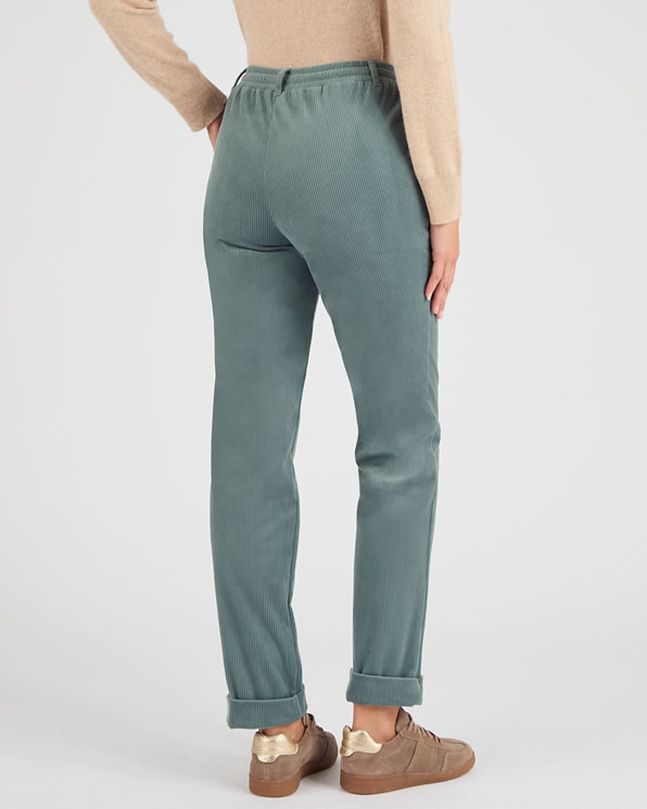 Pantalon velours milleraies enfilable