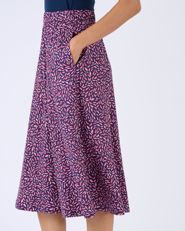 Jupe maille chaude à panneaux