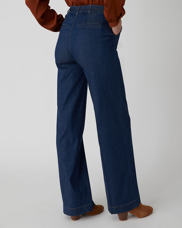 Pantalon mélange fibres Lyocell Tencel™