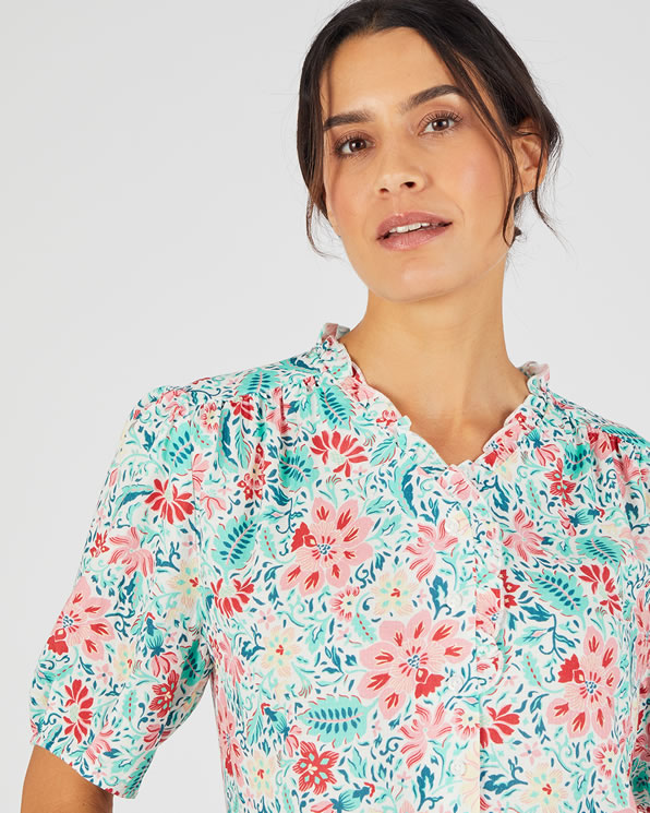 Chemisier jacquard reliéfé Climatyl