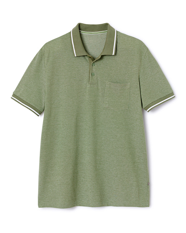 Polo manches courtes en maille piquée