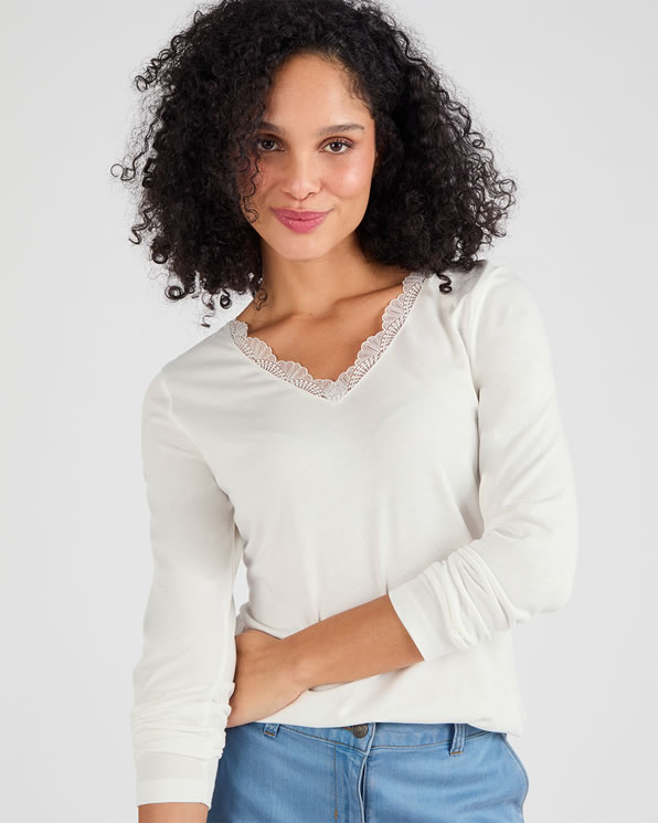 T-shirt Thermol'love dentelle