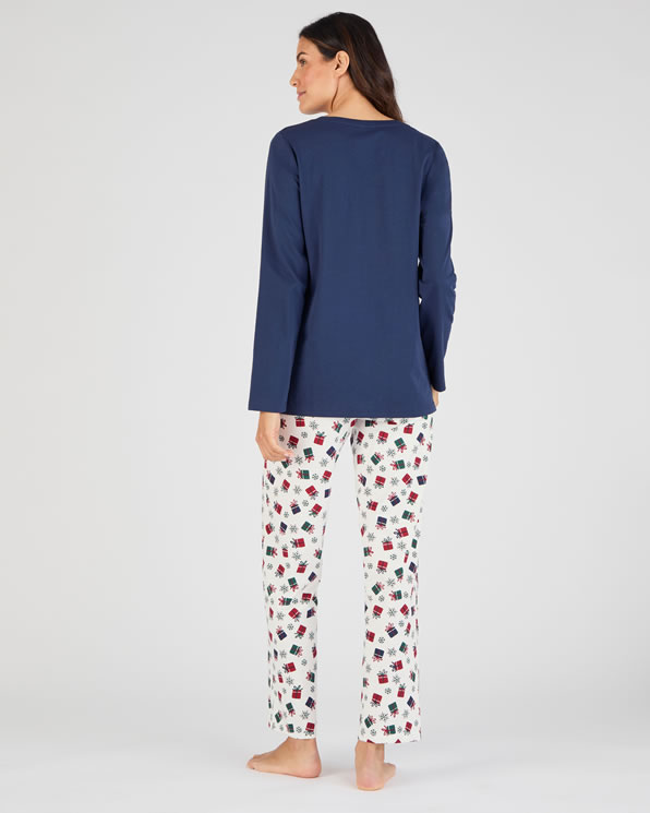 Pyjama de Noël en maille jersey pur coton