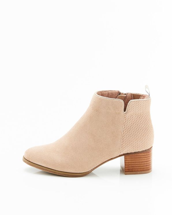 Boots croute de cuir hotsell