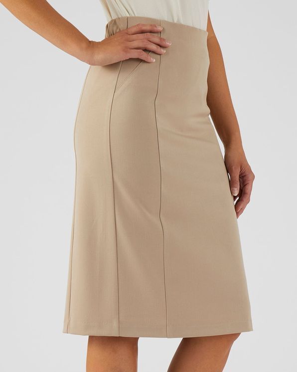 Jupe droite stretch