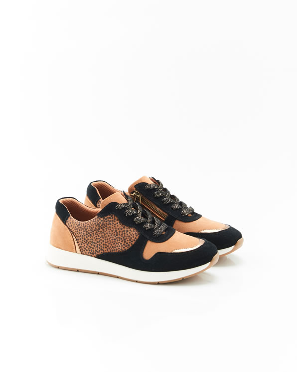 Baskets imprimé animalier Amortyl