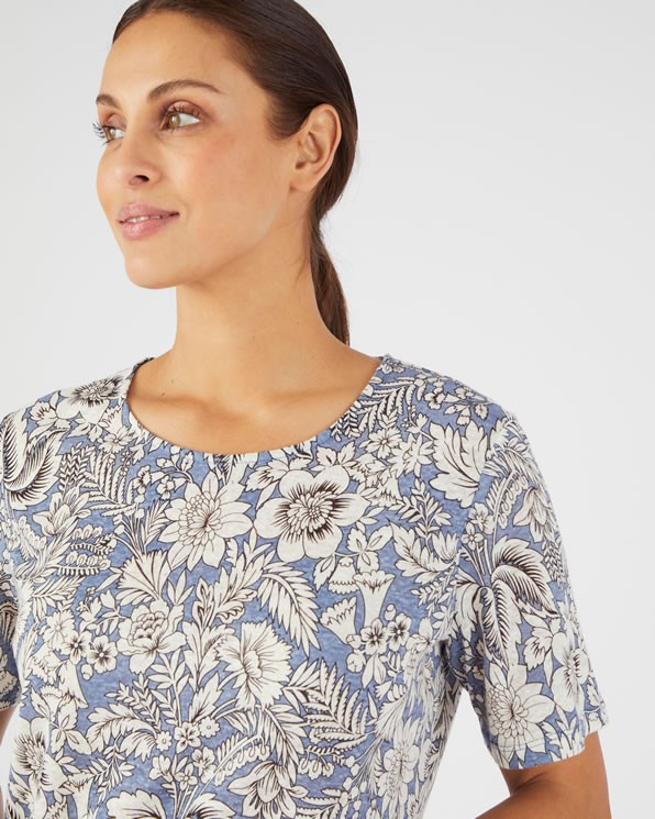 T-shirt mélange lin