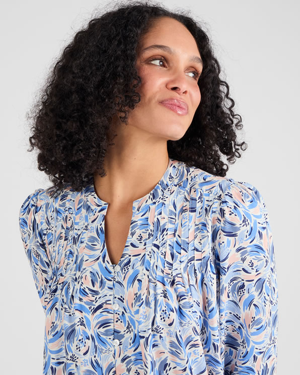 Chemisier imprimé pure viscose