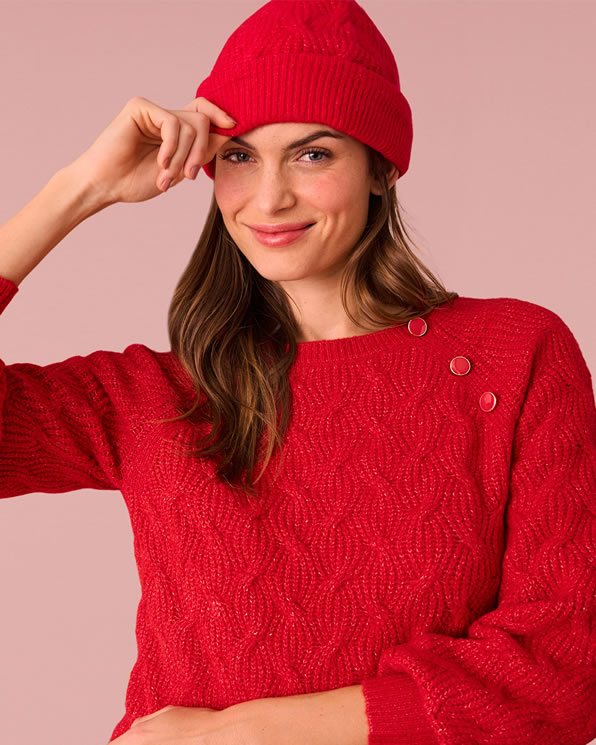 Bonnet à torsades maille Thermolactyl