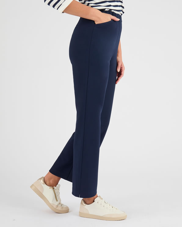 Pantalon 7/8ème maille crêpe