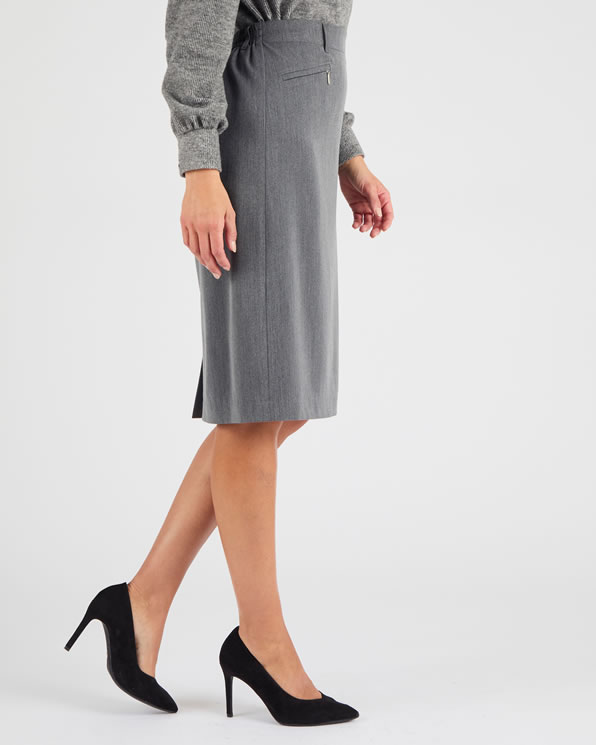 Jupe droite classique enfilable
