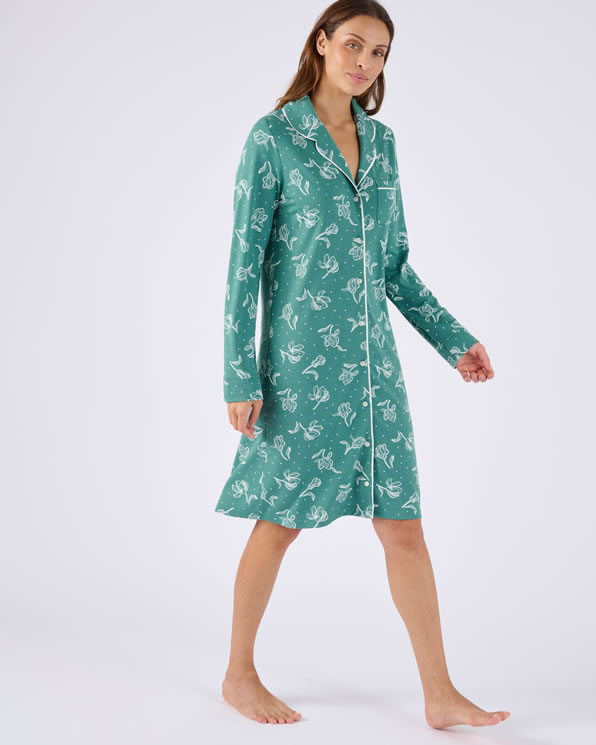Chemise de nuit boutonnée Thermolactyl