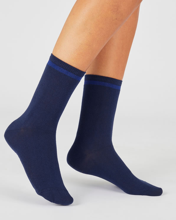 Lot de 2 paires de chaussettes motifs brillants