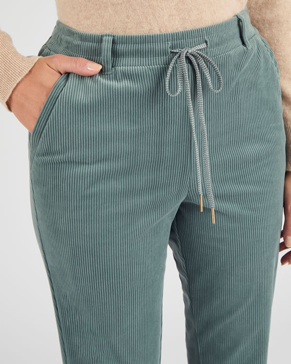 Pantalon velours milleraies enfilable