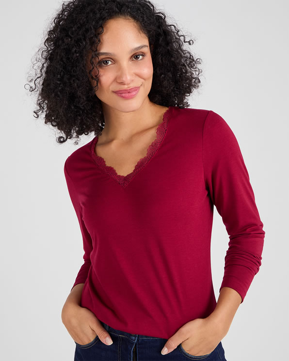 T-shirt Thermol'love dentelle