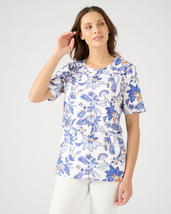 T-shirt imprimé pur coton