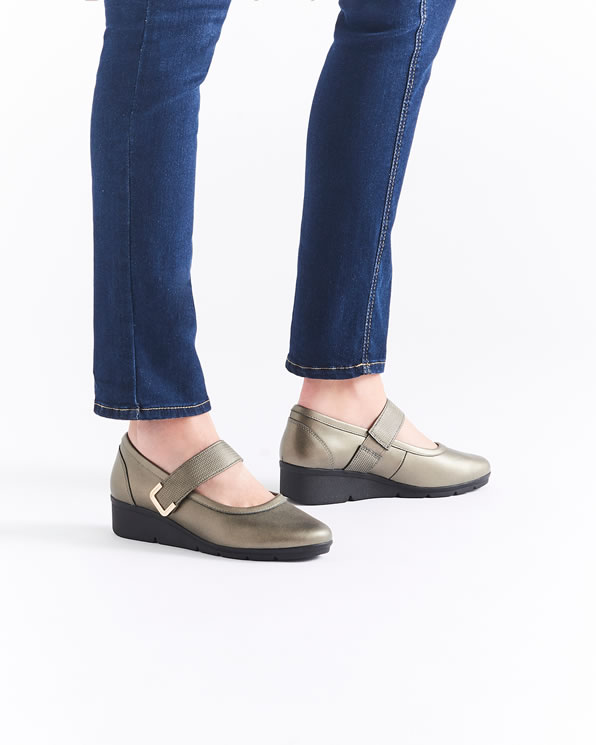 Mocassins compensés Amortyl