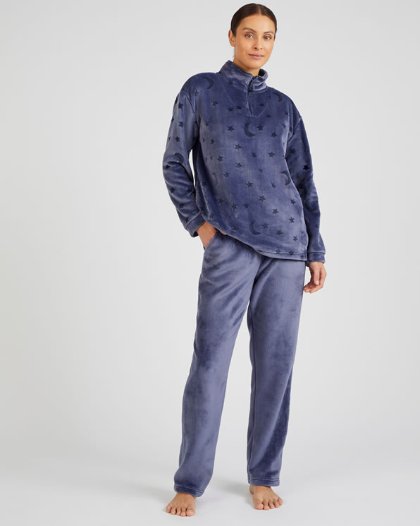 Pyjama Thermolactyl en maille reliéfée