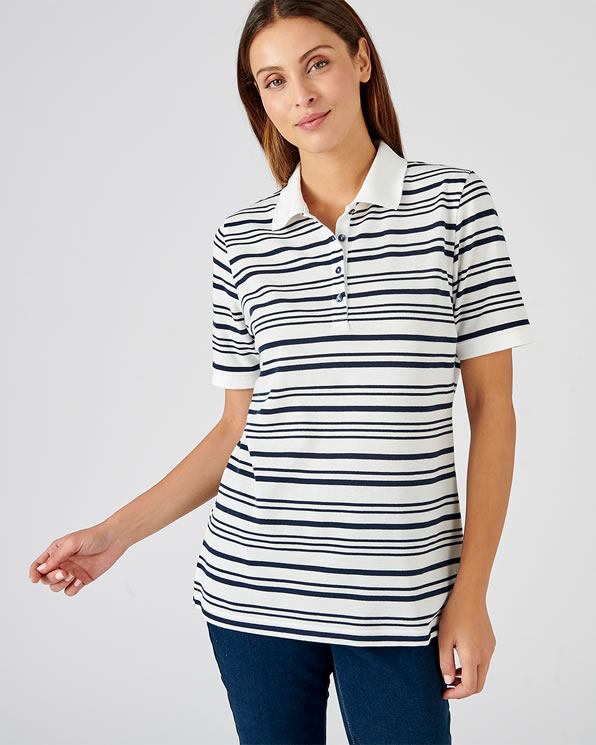 Polo maille piquee coton melange T shirts Polos Debardeurs Damart Luxembourg