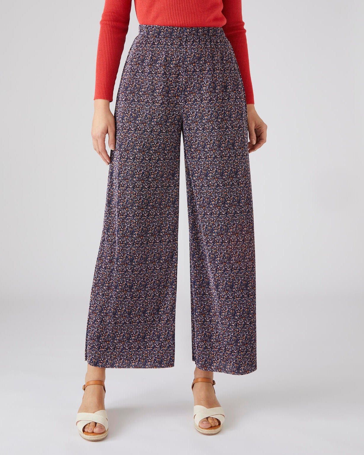 Pantalon 7 8eme Maille fluide plisse permanent Pantalons Damart Luxembourg
